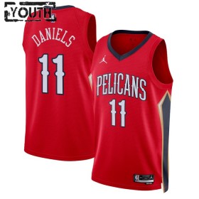 Dres New Orleans Pelicans Dyson Daniels 11 Jordan 2022-23 Statement Edition Crvena Swingman - Dječji